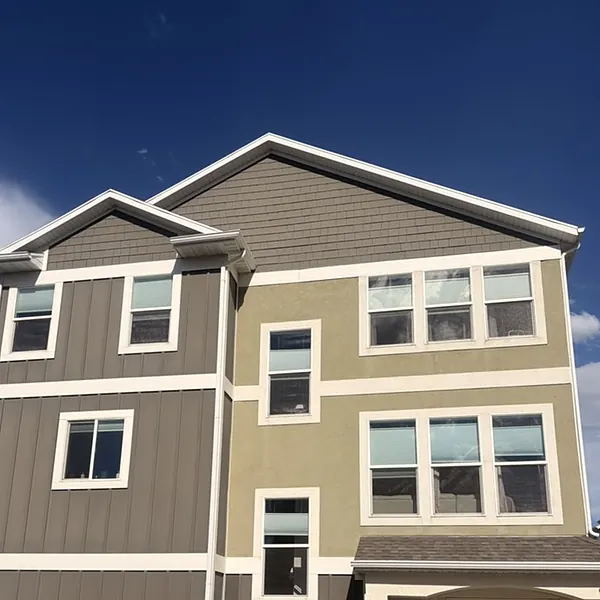 Three-story townhome window cleaning